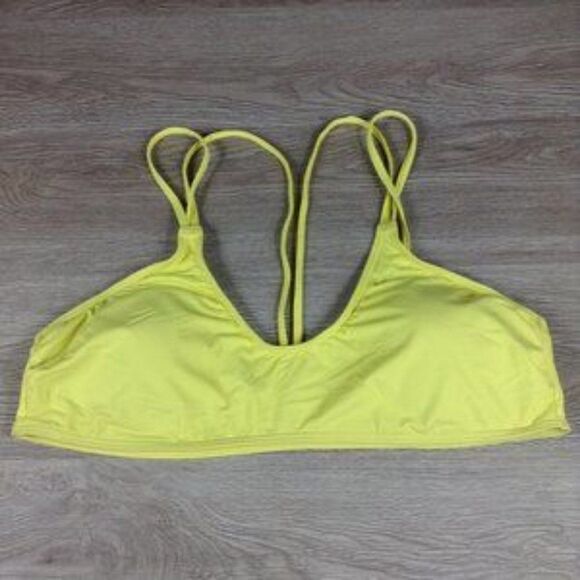 VYB Crossback Bralette Bikini  yellow Top size XL - Picture 3 of 6